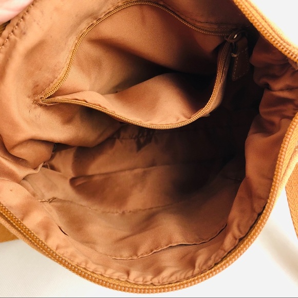 Fossil multicolor leather and canvas crossbody bag - Picture 7 of 15